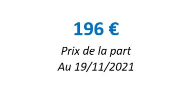 Prix de la part PFO2