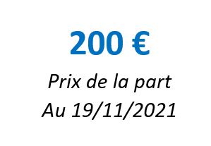 Prix de la part perial santé